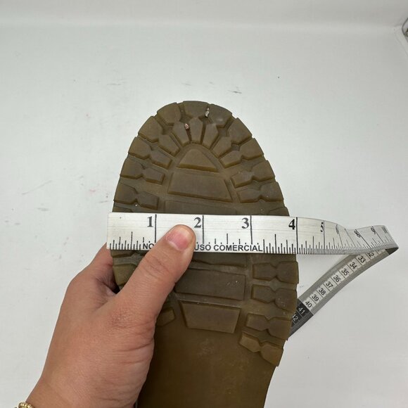 Boemos Genuine Shearling Women's Boots Leather Lace Up Fold Down Size 39 - Picture 10 of 16